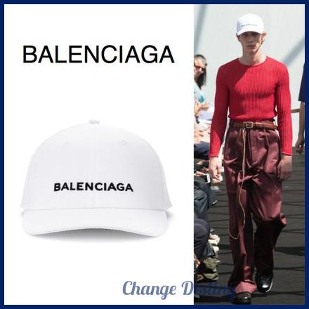 バレンシアガ キャップ コピー ホワイト 大人気 新作☆17SS BALENCIAGA ロゴキャップ  7090102